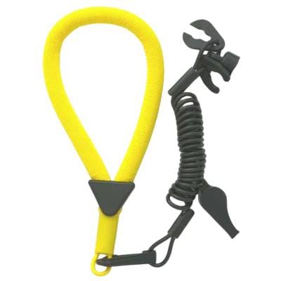 New Multi-End Wrist Yellow / Black Lanyard By A3223 thumbnail 2