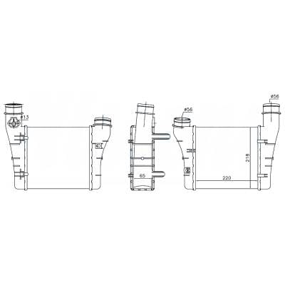 Intercooler Compatible With 2009-2016 Audi A4 B8 2.0L L4 Tfsi 8E0145805aa 8E0145805t Direct Fit OEM thumbnail 12