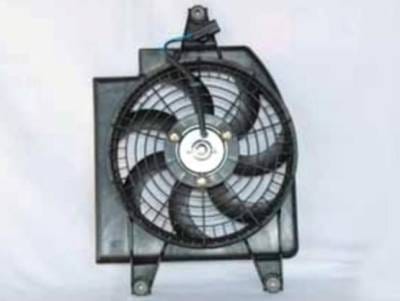 New Ac Condenser Fan Assembly Compatible With 2003-2005 Kia Rio Sedan Wagon 323-55009-200 thumbnail 6