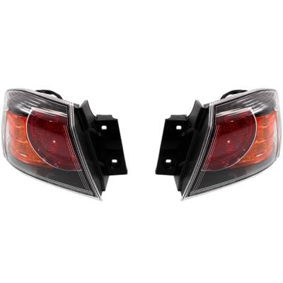New Halogen Outer Tail Lights Compatible With Mitsubishi Lancer Evolution Gsr Mr Ralliart Sedan 2010 thumbnail 6