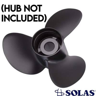 New Aluminum Propeller Compatible With Johnson/Evinrude By Part Number 9512-142-23 Diameter 14.2" X thumbnail 4