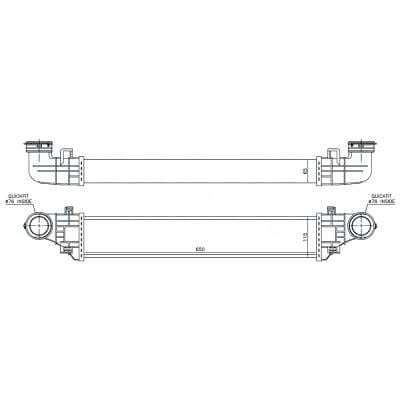 Intercooler Compatible With 2003-2009 Mercedes-Benz E320 Cdi 3.0L 3.2L V6 Cdi Diesel A2115001102 thumbnail 12