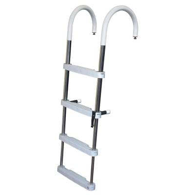 New 50.5'' 4 Steps Folding Pontoon Ladder By 62340 thumbnail 2