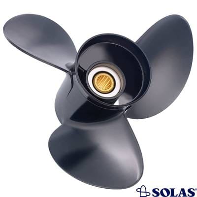 New Aluminum Propeller Compatible With Johnson/Evinrude E-Tec 14 Spline 25 For Years 2009-2020 By thumbnail 4