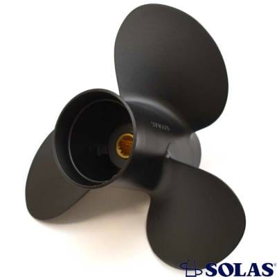New Aluminum Propeller Compatible With Johnson/Evinrude 4 Stroke 13 Spline 15 For Years 1995-2001 By thumbnail 4