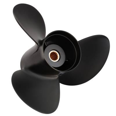 New Aluminum Propeller Compatible With Johnson/Evinrude 2 Cyl 2 Stroke 13 Spline 40 40-75 Hp For thumbnail 2