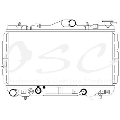 New Radiator Compatible With Part Numbers Cu1608 2531023300 2531023350 8011608 1608 thumbnail 2
