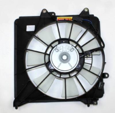 New Ac Condenser Fan Assembly Compatible With 2009-2013 Honda Fit W/ Standard Trans 38611-Rbb-003 thumbnail 4