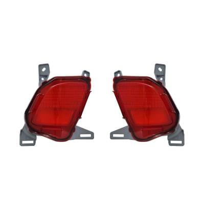 New Pair Of Reflector Light Compatible With Toyota Highlander 2014-16 To1184108 81480-0E020 thumbnail 3