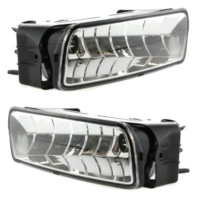 New Pair Of Daytime Running Lights Compatible With Ford Expedition Expedition Nbx 2003 2004 By Part thumbnail 2