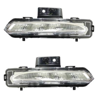 New Pair Of Daytime Running Lights Compatible With Buick Enclave 3.6L 2013 2014 2015 2016 2017 By thumbnail 2