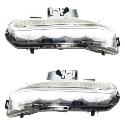 New Pair Of Daytime Running Lights Compatible With Buick Enclave 3.6L 2013 2014 2015 2016 2017 By thumbnail 4
