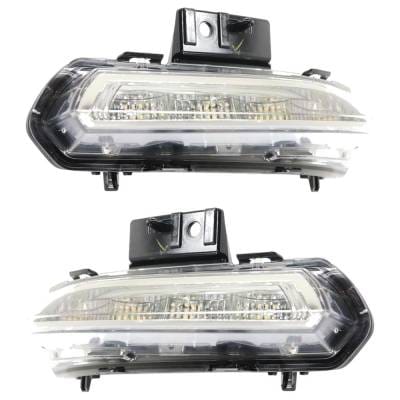New Pair Of Daytime Running Lights Compatible With Buick Enclave 3.6L 2013 2014 2015 2016 2017 By thumbnail 6