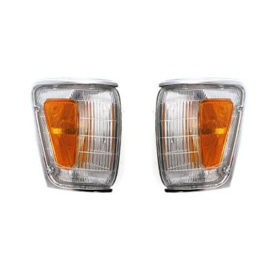 New Pair Of Side Marker Lights Compatible With Toyota Pickup 1989-1991 To2520124 81610-89179 thumbnail 4