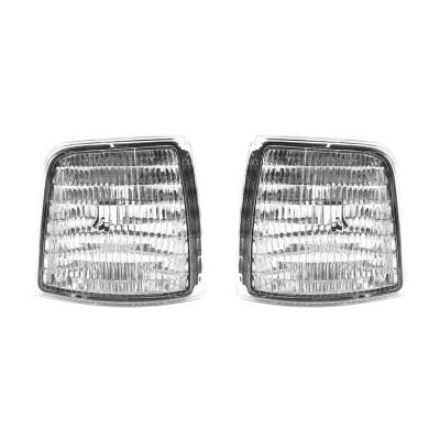 New Pair Of Front Side Marker Lights Compatible With Ford Bronco 1992-1996 F2tz-15A201-C Fo2551108