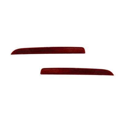 New Pair Reflectors Compatible With Ford Explorer 2016 Fb5z-15A449-B Fb5z15a449b Fo1185109 Fo1184109 thumbnail 4