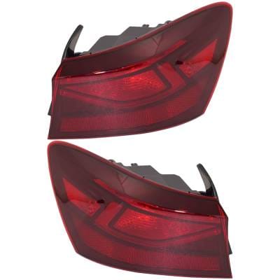 New Halogen Outer Pair Tail Lights Compatible With Kia Forte Fe Sedan 2.0L 2019 2020 2021 2022 By thumbnail 2