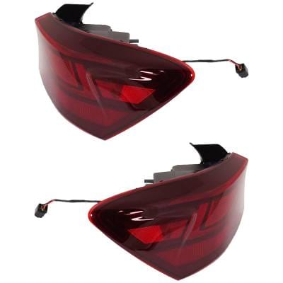 New Halogen Outer Pair Tail Lights Compatible With Kia Forte Fe Sedan 2.0L 2019 2020 2021 2022 By thumbnail 6