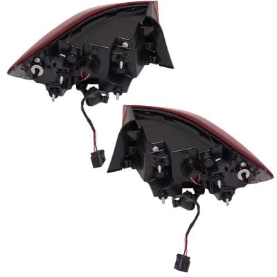 New Halogen Outer Pair Tail Lights Compatible With Kia Forte Lxs Sedan 2.0L 2019 2020 2021 2022 2023 thumbnail 8