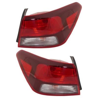 New Halogen Outer Pair Tail Lights Compatible With Kia Rio Ex 1.6 2018 2019 2020 2021 2022 2023 By thumbnail 2