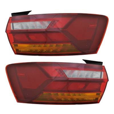 New Led Outer Pair Tail Lights Compatible With Volkswagen Jetta Se Sel 1.4L 2019 By Part Number 17A thumbnail 2