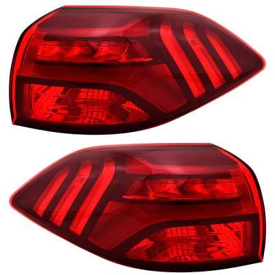 New Led Outer Tail Lights Compatible With Hyundai Tucson Ultimate Sport Utility 2019 2020 2021 By thumbnail 2
