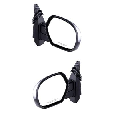 New Door Mirrors Pair Fits Chevrolet Silverado 1500 2009-2013 25776088 25776087 thumbnail 2