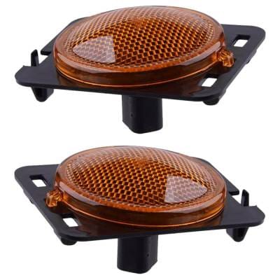 New Pair Of Daytime Running Lights Compatible With Jeep Wrangler Wrangler Jk 3.6L 3.8L 2007-2018 By thumbnail 2
