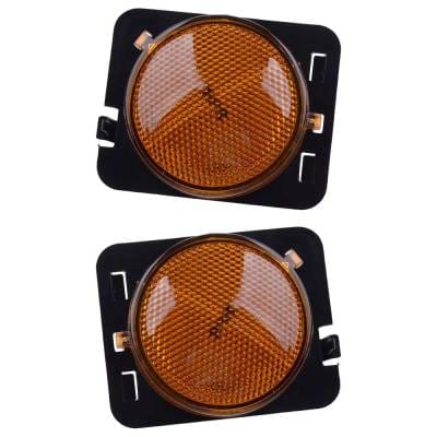 New Pair Of Daytime Running Lights Compatible With Jeep Wrangler Wrangler Jk 3.6L 3.8L 2007-2018 By thumbnail 4