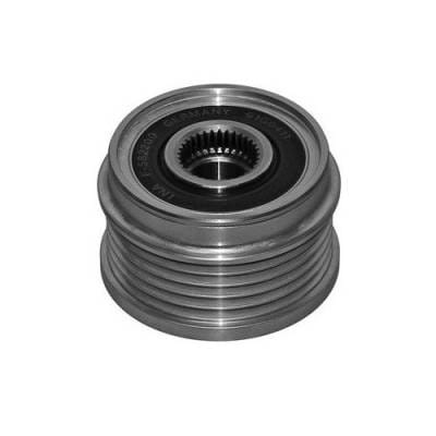 New 6 Groove Clutch Pulley Compatible With Sprinter Van 1999-2006 F-00M-991-125 611-155-03-15 thumbnail 4