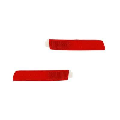New Pair Of Reflector Lights Compatible With Nissan Quest Le S Sl Sv 26565-5C000 Ni1185100 thumbnail 4