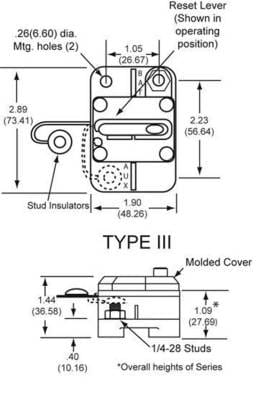 New Circuit Breaker Compatible With Cooper Bussman 0-42Vdc 30 Amp Manual Type Iii Cb185-30 thumbnail 7