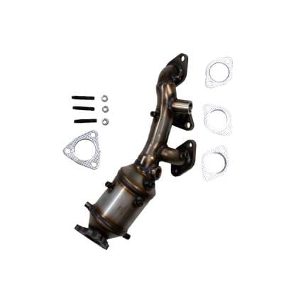 Left Catalytic Converter With Exhaust Manifold Compatible With 2002 2003 2004 Frontier Xterra 3.3L thumbnail 2