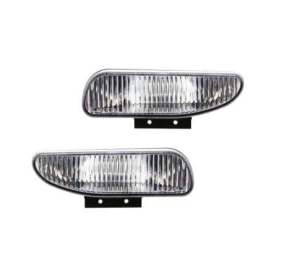 New Pair Of Fog Light Lens Compatible With Ford Mustang Semi-Equipado 1998 F4zz15l203a F4zz15l203b thumbnail 4