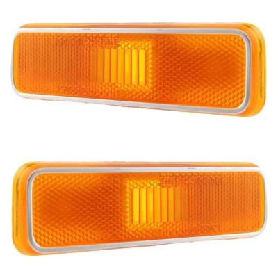 New Pair Of Daytime Running Lights Compatible With Dodge Plymouth 1979 1980 1981 1982 1983 1984 1985 thumbnail 2