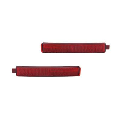New Pair Of Reflector Lights Compatible With Pontiac Sunbird Sunfire 25805313 Gm2830101 thumbnail 4