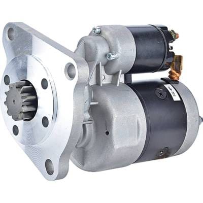12V 10 Tooth Starter Motor Compatible With Aveling Barford Road Roller Vp Vibratory Case 1694 Diesel thumbnail 3