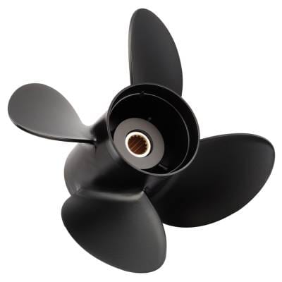 9.25 X 10 Aluminum 4-Blade Outboard Propeller Compatible With 1988-2021 Honda Bf9.9 Bf15 Bf20 Bf8th thumbnail 2