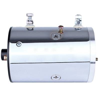 12V Chrome Hydraulic Pump Motor Compatible With Fenner Spx Pro Hopper Lowrider Hydraulic Systems 9 thumbnail 4