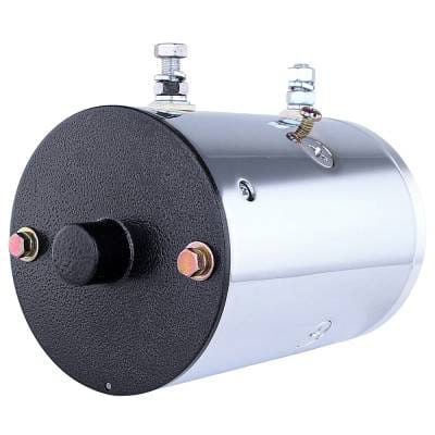 Chrome Dc Motor Compatible With Fenner Stone Spx Hydraulic Pump 12 Volt Clockwise 9 Spline 4 Field thumbnail 6