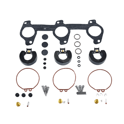 New Carburetor Kits Compatible With Yamaha 3 Cyl 2.834 Bore 60-70Hp 1984-1991 3 Cyl 2.834 Bore 60Hp thumbnail 2