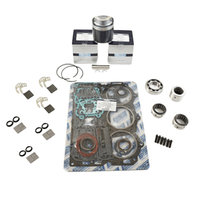 New .040 Over Powerhead Rebuild Kit Compatible With Chrysler / Force 3 Cyl 3.375 Bore Sport-Jet 90Hp thumbnail 2