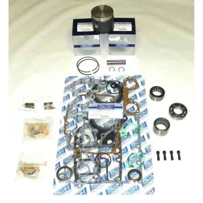 New .010 Over 3.197" Powerhead Rebuild Kit Compatible With Johnson/Evinrude 2 Cyl 3.187 Bore Looper thumbnail 2