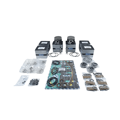 New .040 Over 3.544" Powerhead Rebuild Kit Compatible With Mercury 6 Cyl 3.501 Bore 2.5L Optimax thumbnail 2