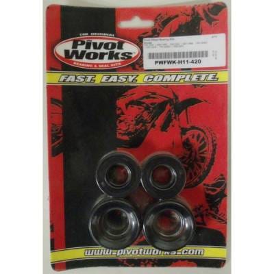 New Front Wheel Bearing Kit Compatible With Honda Trx-Ex 300Cc 1993-2009 Trx-Ex 300Cc 1987-1988 thumbnail 2
