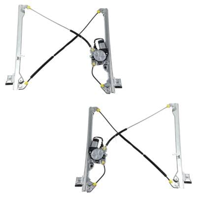 New Front Left And Front Right Window Regulator Compatible With Chevrolet Avalanche 1500 Ls 8 Cyl