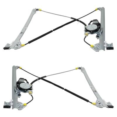 New Front Left And Front Right Window Regulator Compatible With Chevrolet Suburban 2500 Ls 8 Cyl thumbnail 8
