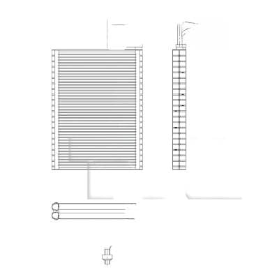 New A/C Evaporator Core Compatible With Ford Lincoln Escape Sel Sport Utility 2.0L L4 1999Cc 122Ci thumbnail 5