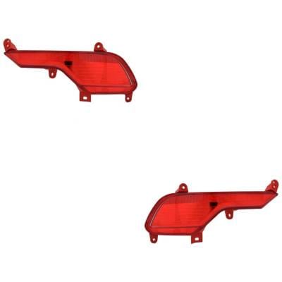 Pair Of Reflector Compatible With Hyundai Santa Fe Sport Premium Sport Utility Santa Fe Sport Se thumbnail 2