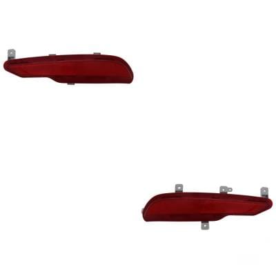 New Pair Of Reflector Compatible With Buick Envision Premium Ii Sport Utility Envision Cxl Sport thumbnail 2